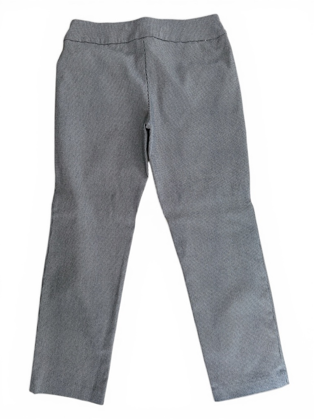 Tribal Women’s black/white Cropped Pants — Subtle Pattern - Picture 2 of 6